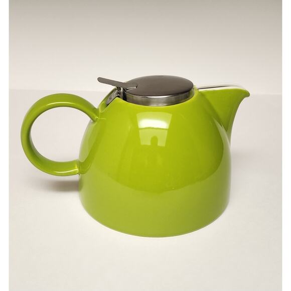 Tea Forte Pugg 24oz Ceramic Teapot Improved Stainless Tea Infuser & Lid - Picture 7 of 9